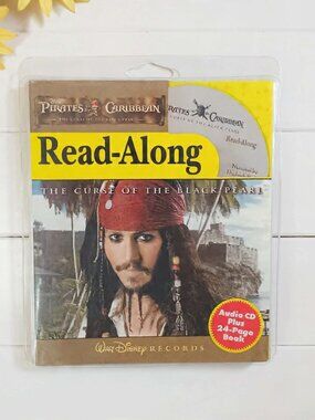 Pirates of the Caribbean Curse Black Pearl Read-Along Audio CD (24-Page Booklet)